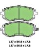 Protex Ultra Ceramic Brake Pads
