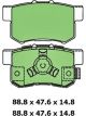 Protex Blue Brake Pads
