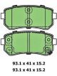 Protex Ultra Ceramic Brake Pads