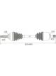 Protex CV Driveshaft