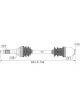 Protex CV Driveshaft