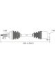 Protex CV Driveshaft