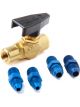 Nitrous Oxide Systems NOS Tee Valve, Nitrous Oxide, High-Flow, Brass