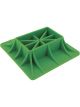 Hulk 4x4 High Lift Jack Base Plastic Green For HU1010 185mm x 110mm