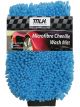 MLH Microfibre Chenille Noodle Wash Mitt Blue