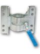 ARK Fixed Jockey Wheel Clamp W/ 8 Holes For U-Bolts T/S 350Kg Bulk Pck