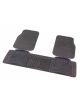 Carfit Rubber Car Mat Perfect Fit Black 3pcs Front & Rear Set