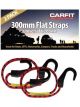 Carfit Heavy Duty Flat Strap 300mm Stretch Cord w/ HD Hook Set of 2