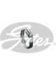Gates Ideal Non-Perforated S/Steel Band Hose Clamp 40-60mm Pack of 10