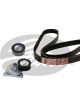 Gates Micro-V Ribbed Belt & Tensioner Kit