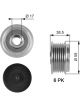 Gates Alternator Decoupler Pulley