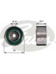 Gates Engine Timing Belt Tensioner Pulley