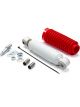 Rancho Steering Stabilizer, White, Includes Red Boot, Single, Each