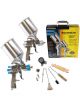 Devilbiss Paint Gun, Gravity, 1.3Mm,1.5Mm,1.8Mm Nozzles, Nickel Plated