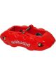 Wilwood Brake Caliper Forged D8-4 Aluminum Red Anodized 4-Piston