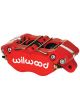 Wilwood Brake Caliper Billet Dynapro Aluminum Red Powdercoated 4-..