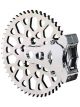 Wilwood Brake Caliper Rotor Billet Aluminum Polished 4-Piston Cro