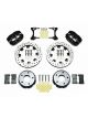 Wilwood Disc Brakes Front Pro Series Cross-Drilled Rotors 4-Pisto