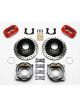 Wilwood Disc Brakes Rear Rotors 4-Piston Calipers Red Parking Br