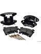Wilwood Brake Calipers And Pads Aluminum Black Powdercoated Gm K