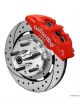 Wilwood Disc Brake Kit Dynapro 6 Front Slotted/Drilled Rotor 6-P..