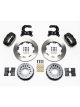 Wilwood Disc Brakes Rear Pro Series Solid Rotors 4-Piston Calipers  (140-2113B)