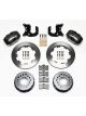 Wilwood Disc Brakes Rear Pro Series Solid Rotors 4-Piston Calipers  (140-2117B)