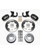 Wilwood Disc Brakes Rear Pro Series Solid Rotors 4-Piston Calipers (140-2118B)