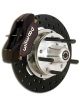 Wilwood Brake Kit Drilled Rotors Black Four Piston Calipers Front  (140-4307BD)