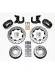 Wilwood Disc Brakes Rear Cross-Drilled Rotors Black 4-Piston Cali