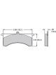 Wilwood Brake Pads Smart Pad 7516 Bp-20 Metallic Caliper Set