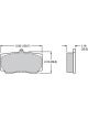 Wilwood Polymatrix Pad Set - 9830 A