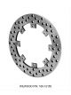 Wilwood Brake Rotor Solid Cross-Drilled Surface Steel Natural 11.44