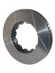 Wilwood Brake Rotor Scalloped Cross-Drilled Steel Black Oxide Each