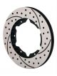 Wilwood Brake Rotor Srp Cross-Drilled Slotted Carbon Iron Black E-