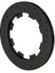 Wilwood Brake Rotor Cross-Drilled Slotted Carbon Iron Silver Cadmium