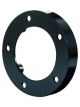Wilwood Brake Rotor Hat Spindle Mount Aluminum Black 3/8-16 In. Thre