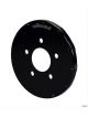 Wilwood Brake Rotor Hat 1/4-20 In. Threaded Hole Aluminum Black 0.21
