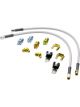 Wilwood Brake Line Flexline Braided Stainless Steel Front Ford Pair
