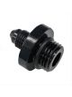 Wilwood Brake Line Fitting Adapter Straight Aluminum Black Anodized