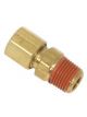 Wilwood Fitting Brake Brass Male 1/8 In. Npt To Compression 3/16 In.