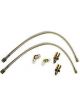Wilwood Brake Lines Flexline Braided Stainless Steel Ford Front Pair