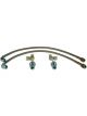 Wilwood Brake Hoses Flexline Braided Stainless Steel 14 In. Length R