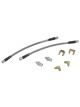 Wilwood Brake Hoses Flexline Braided Stainless Steel Outer Rear Chev