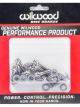 Wilwood Brake Rotor Bolts Stainless Steel Natural 1/4-20 In. Thread