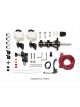 Wilwood Master Cylinder Tandem Aluminum Black 15/16 In. Bore Kit