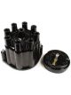 Accel Cap and Rotor Kit Socket Style Brass Terminals Clamp Down Tan N