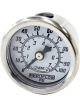 Aeroflow 1-1/2 0-100 Psi Pressure Gauge White Face Black Pointer