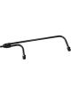 Aeroflow Black Steel Holley Fuel Line 9-5/16