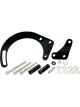 Aeroflow Low Mount Alt Bracket Black S/B Chev With Short Water P
